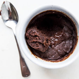 Chocolate Coconut Protein Brownie in a Mug (Vegan and Non Vegan Recipes) - NF Sports