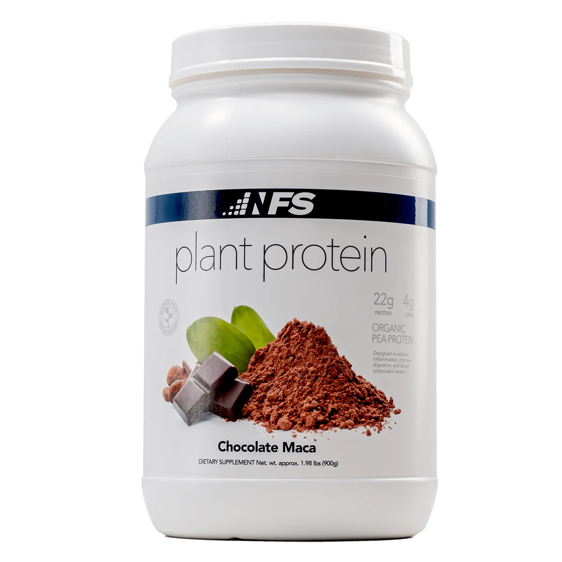 NF Sports Plant Protein Chocolate Maca 900g whey vegetarian supplement