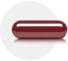 Single red pill representing NF Sports rich berry supplement from WODPak