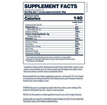 PLANT - BASED PROTEIN - NF Sports