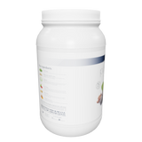 Back view of NF Sports Plant-Based Protein Chocolate protein powder