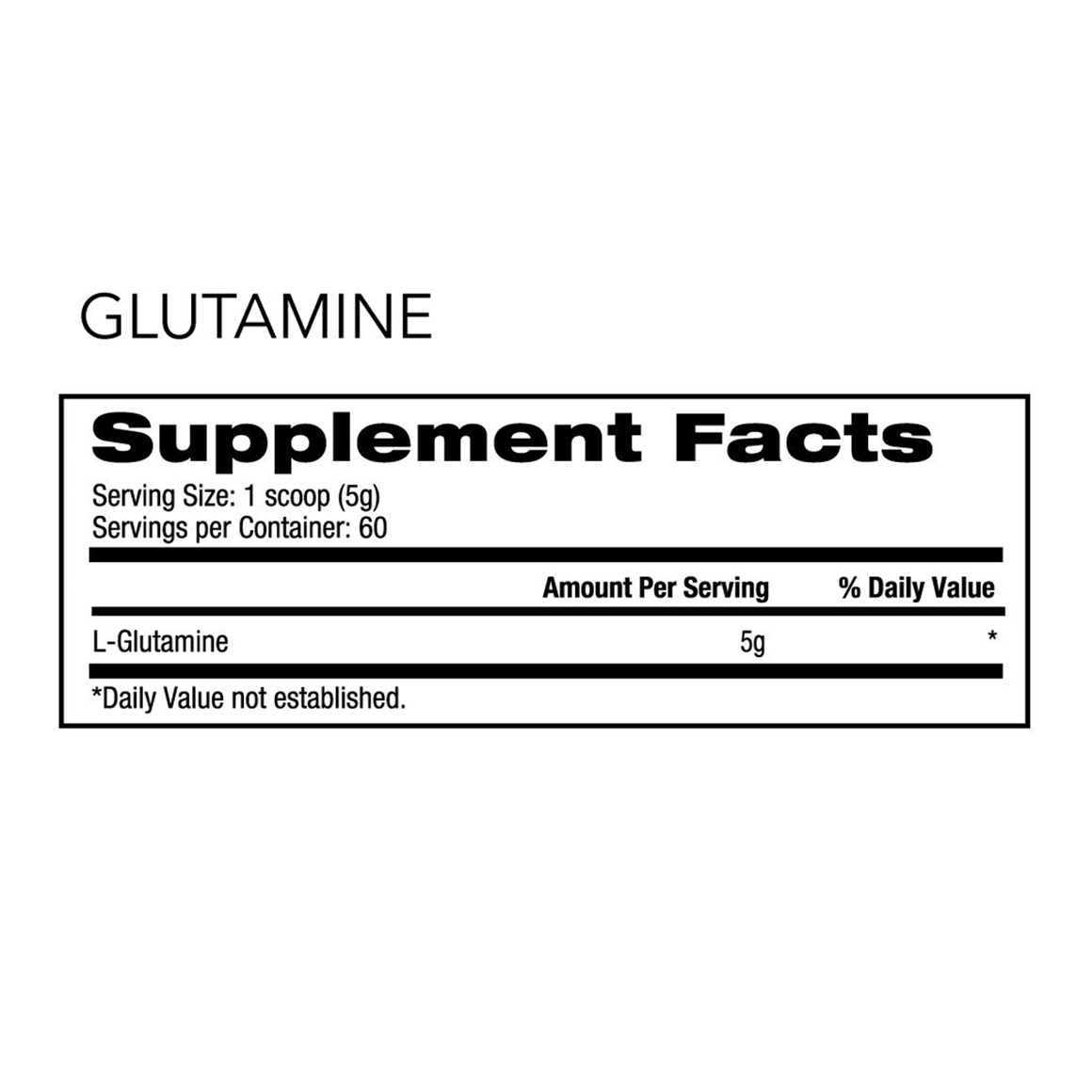 Glutamine - for Recovery from High-Intensity Exercise Training – NF Sports