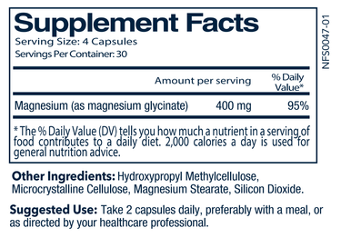 Magnesium Glycinate - NF Sports