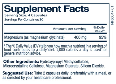 Magnesium Glycinate - NF Sports